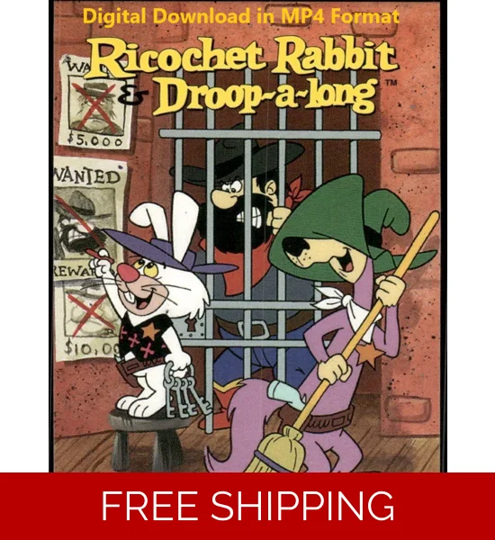 Digital Download - Ricochet Rabbit & Droop-a-long - The Complete Series - Hanna Barbera
